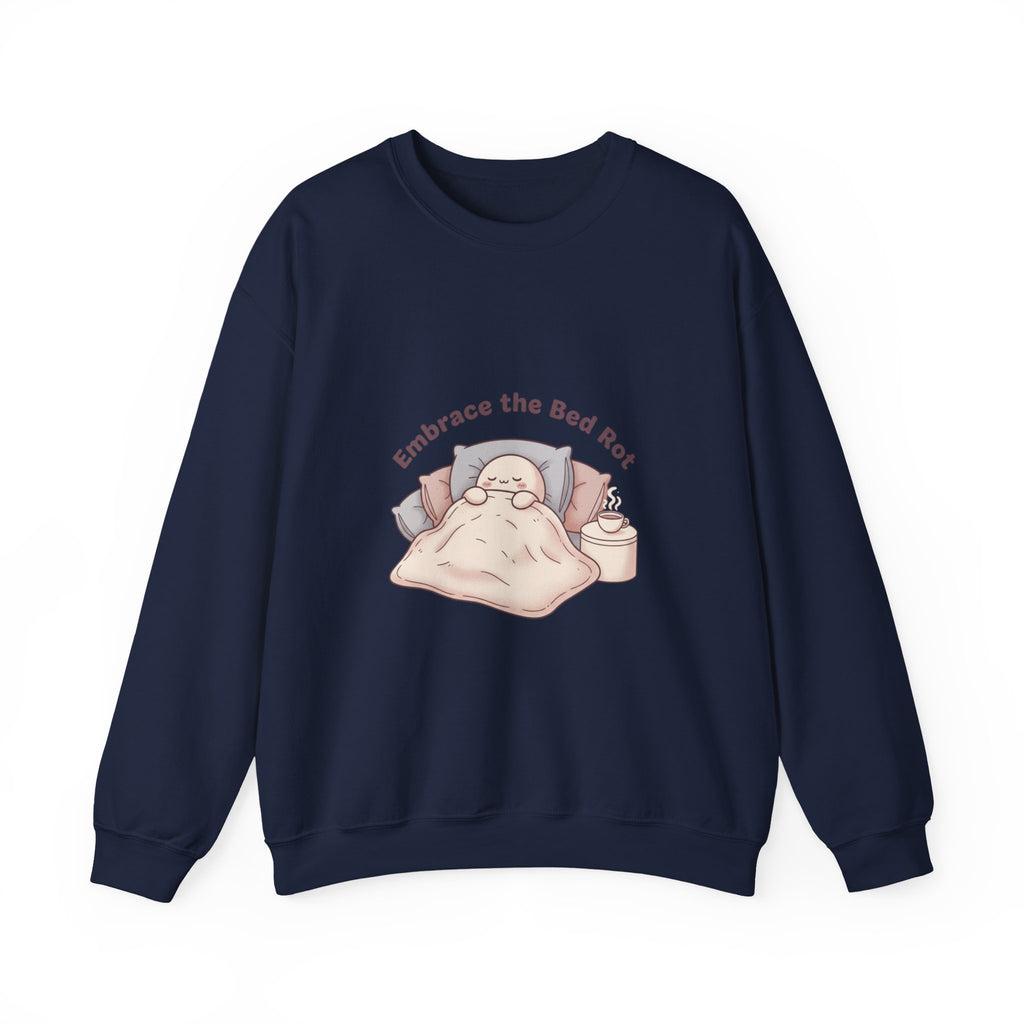 Embrace the Bed Rot Crewneck Sweatshirt | sleepy humor, nap club