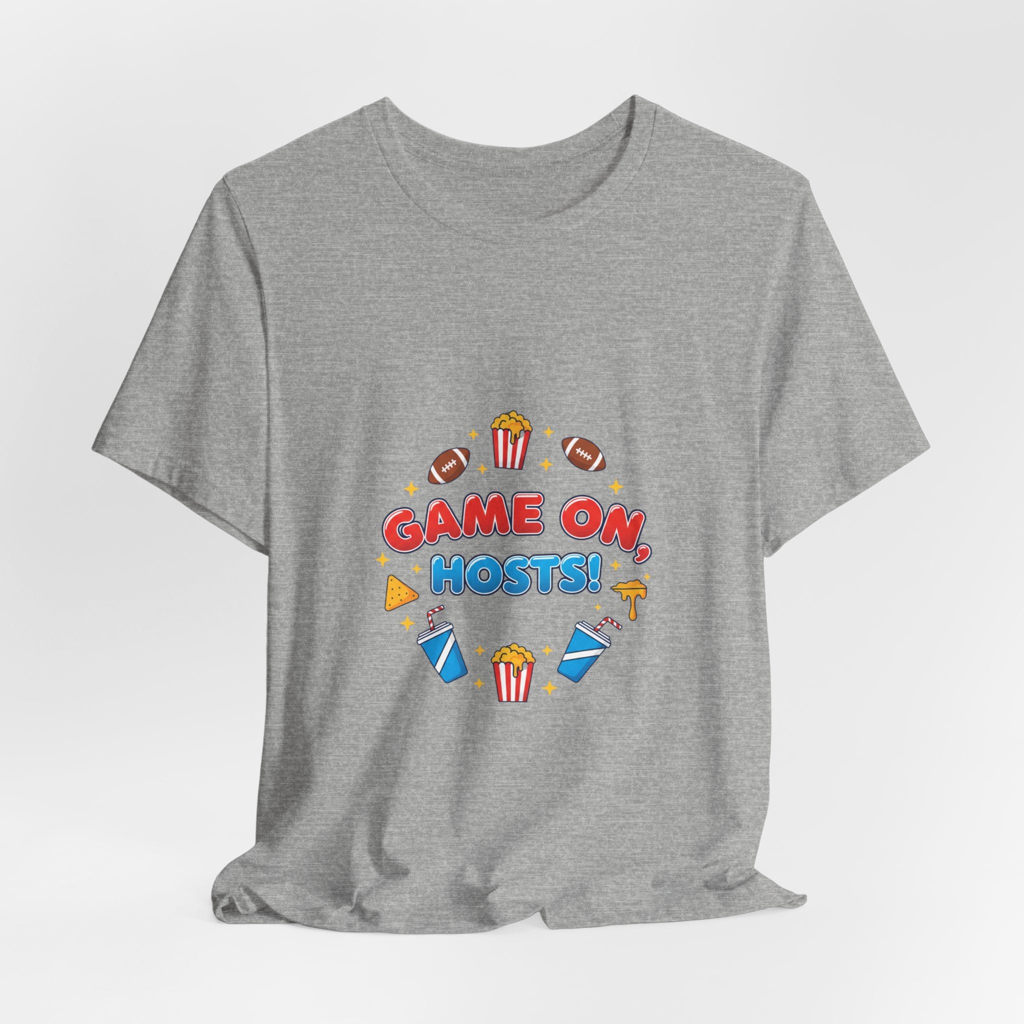Game On Hosts Tee | Super Bowl Party, Game Day Humor