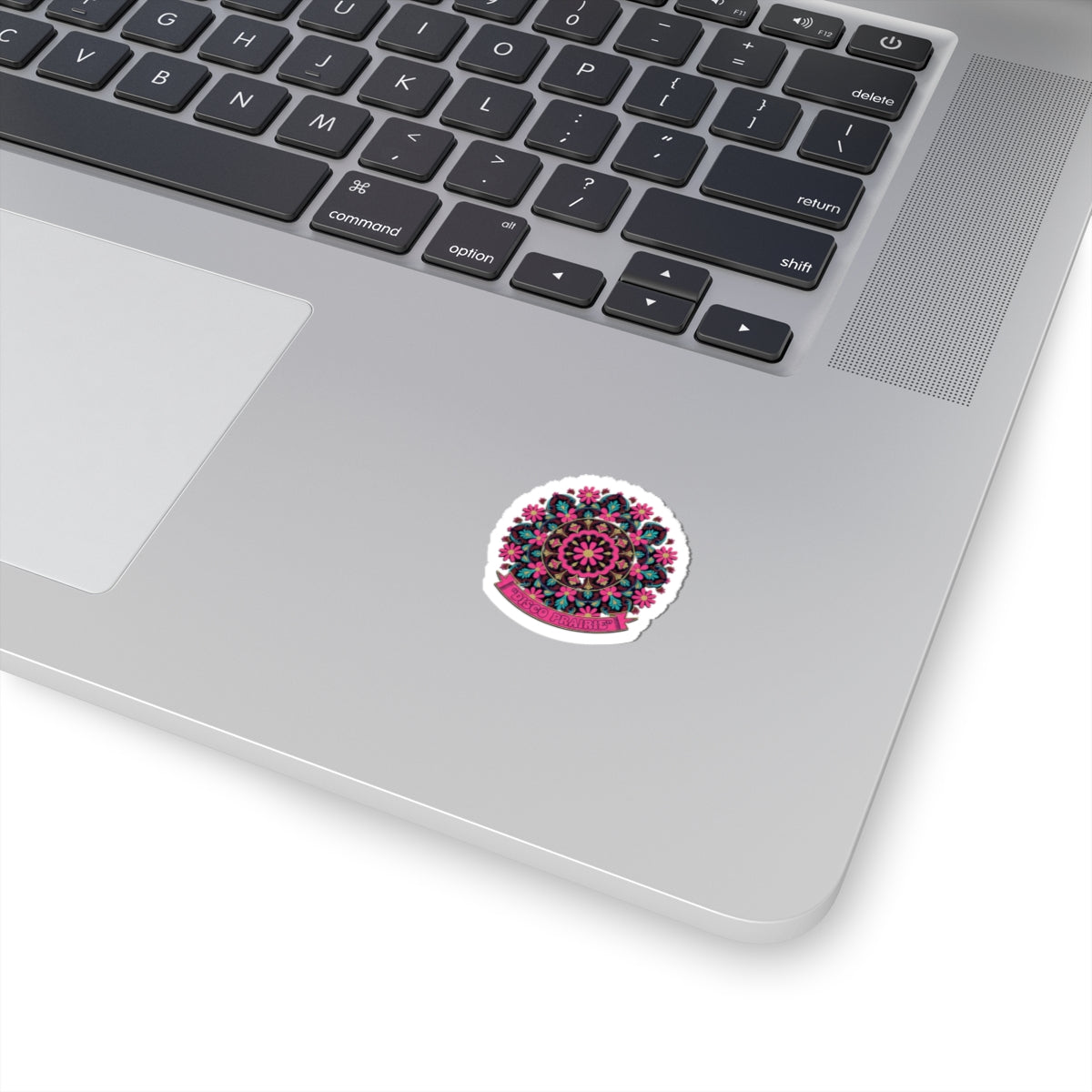 Disco Floral Mandala Sticker | disco florals, vintage paisley print