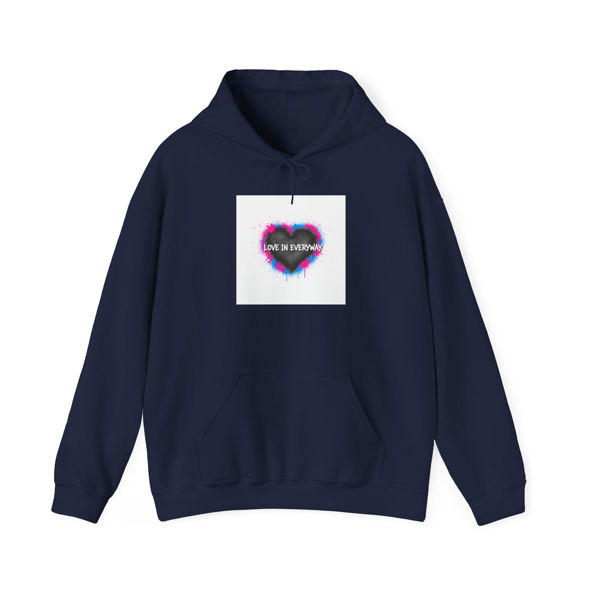 Distressed Grunge Heart Hoodie | soft grunge, punk heart design