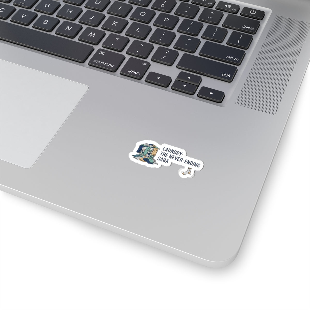Laundry: The Never-Ending Saga Kiss-Cut Stickers | laundry pile humor, washing machine meme
