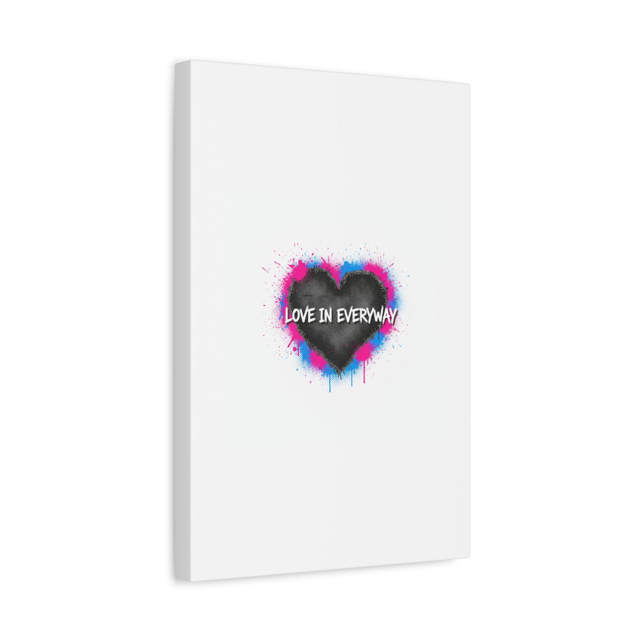 Love in Everyway Heart Canvas | Soft Grunge Hearts, Punk Heart Poster