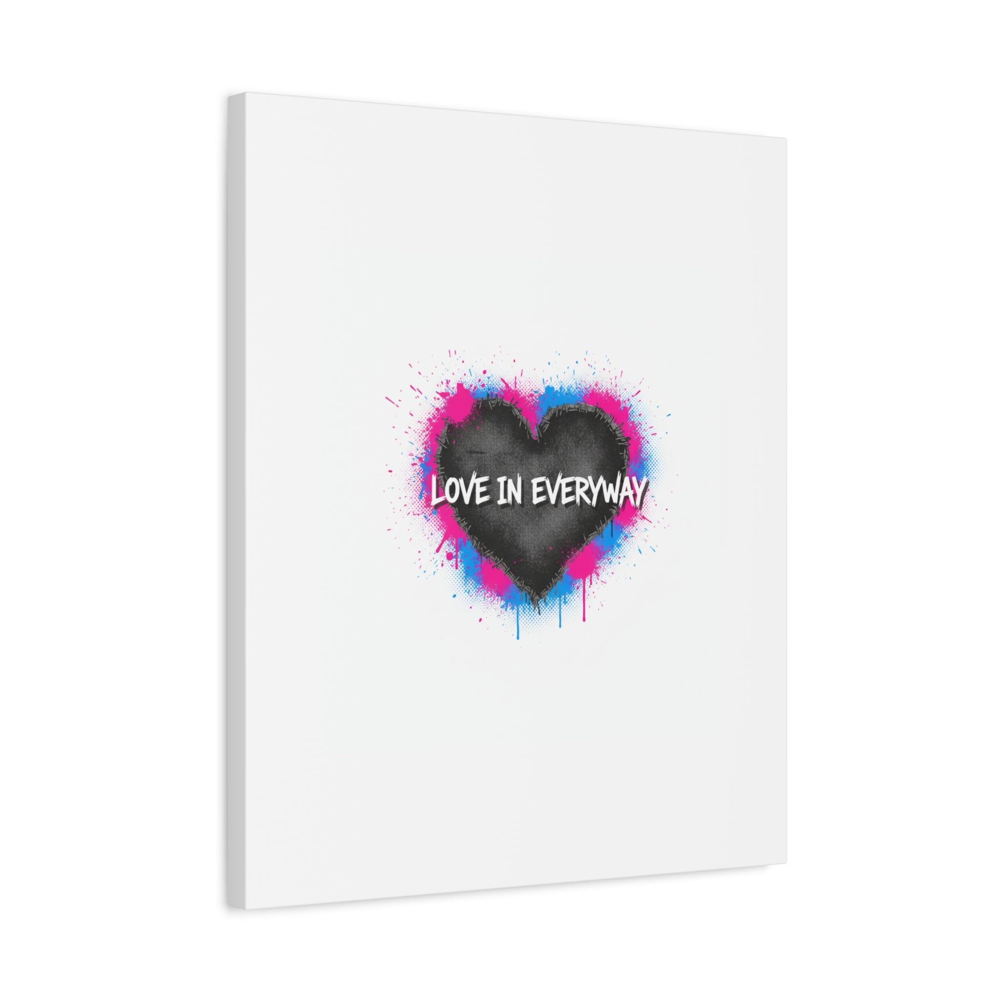 Love in Everyway Heart Canvas | Soft Grunge Hearts, Punk Heart Poster