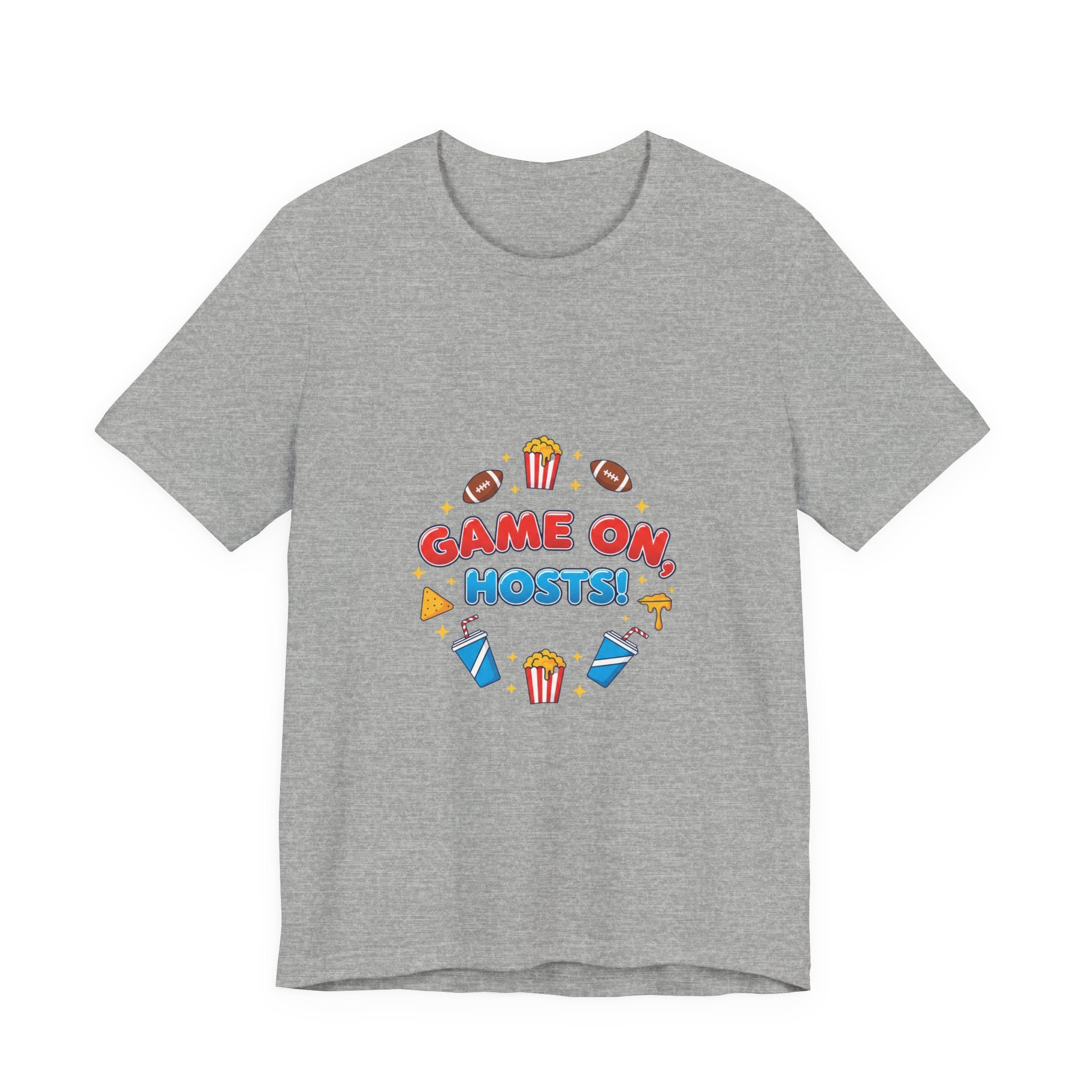 Game On Hosts Tee | Super Bowl Party, Game Day Humor