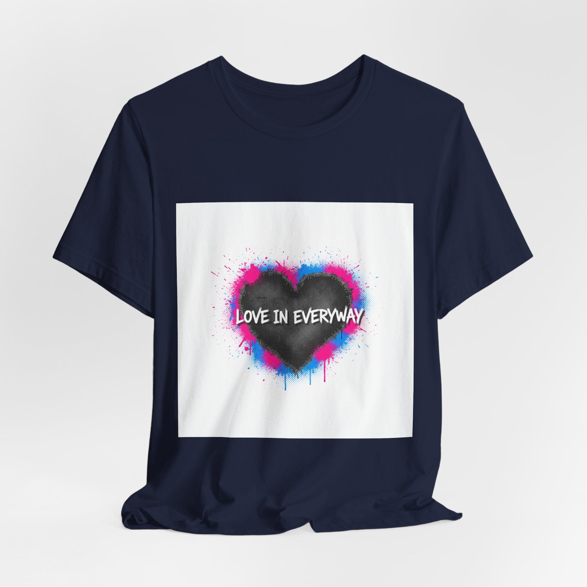 Distressed Graffiti Heart Tee | grunge heart shirt, punk heart design