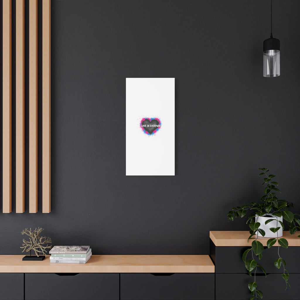 Love in Everyway Heart Canvas | Soft Grunge Hearts, Punk Heart Poster