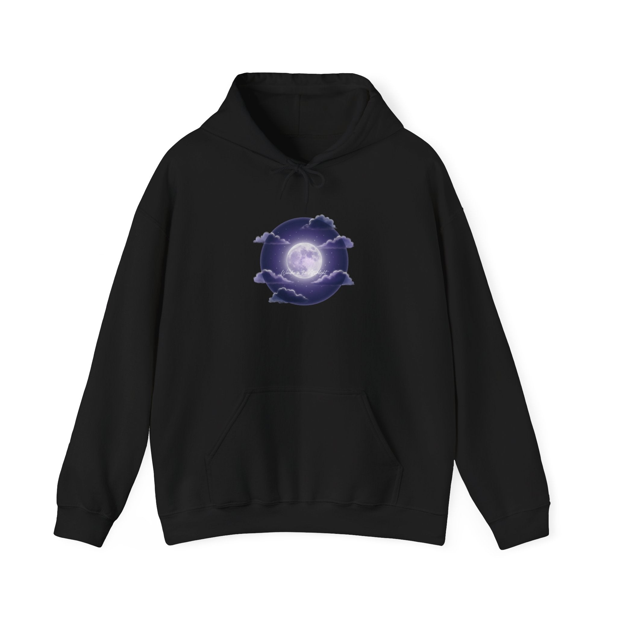 Luminous Night Bloom Hoodie | Afterlight Aesthetic, Cosmic Floral