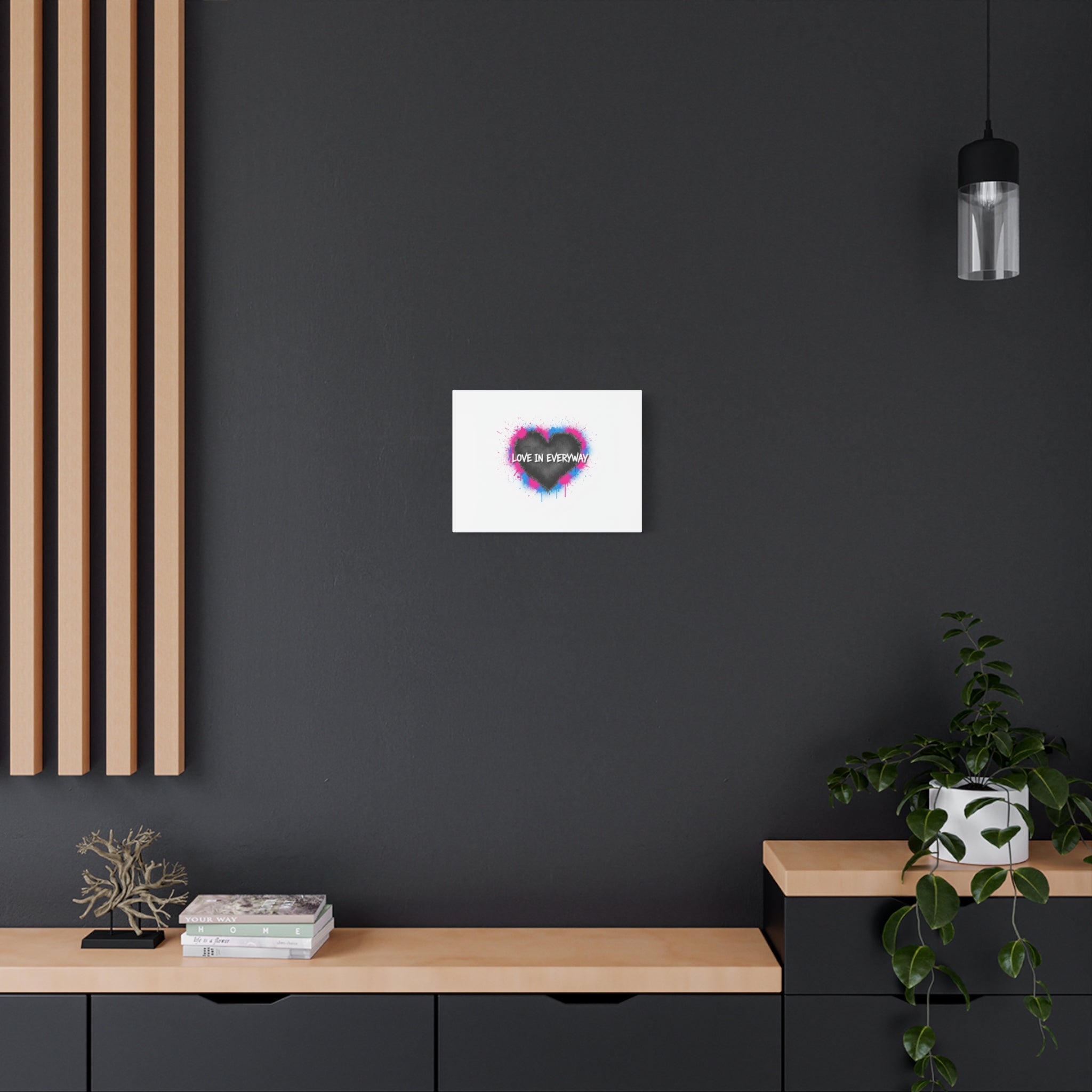 Love in Everyway Heart Canvas | Soft Grunge Hearts, Punk Heart Poster
