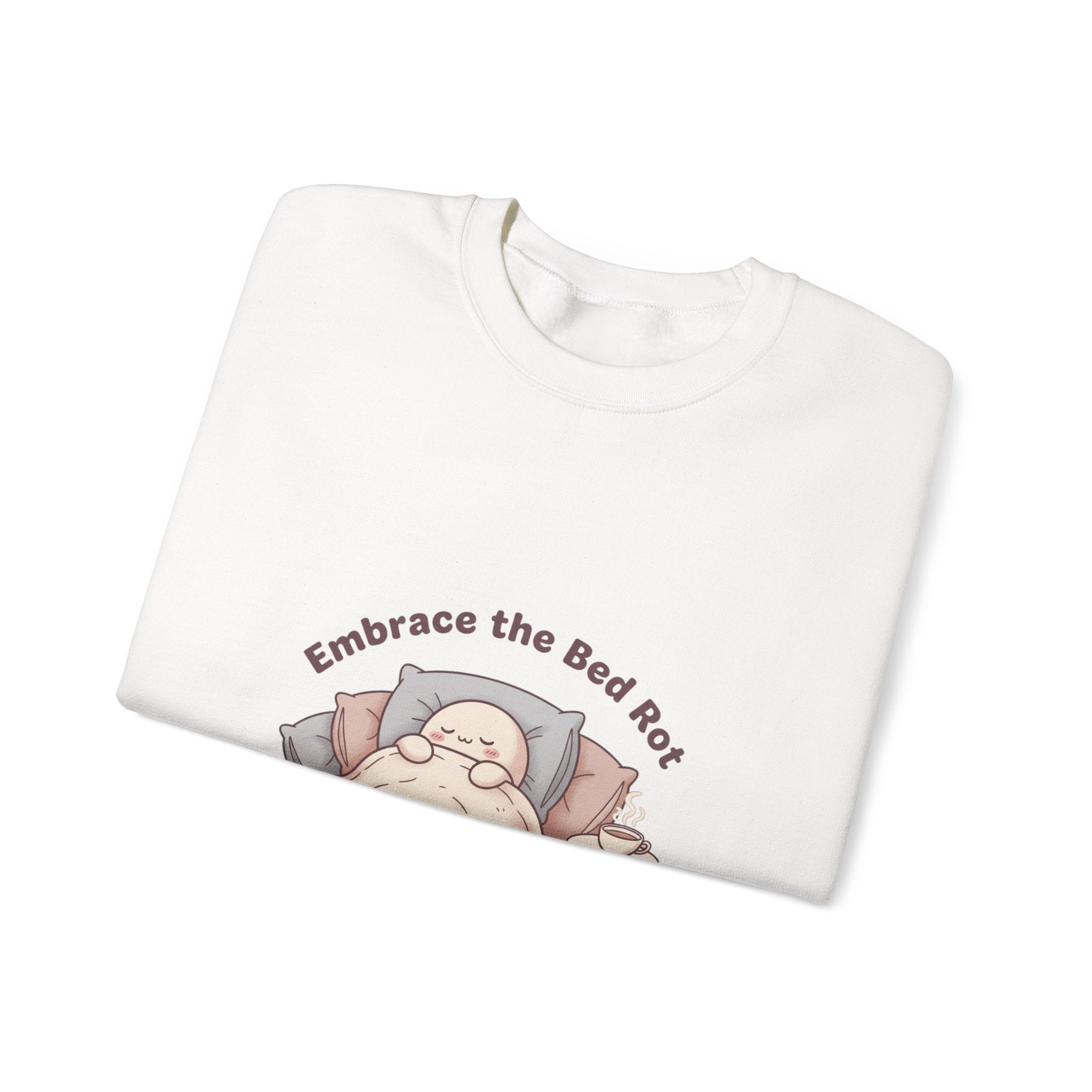 Embrace the Bed Rot Crewneck Sweatshirt | sleepy humor, nap club