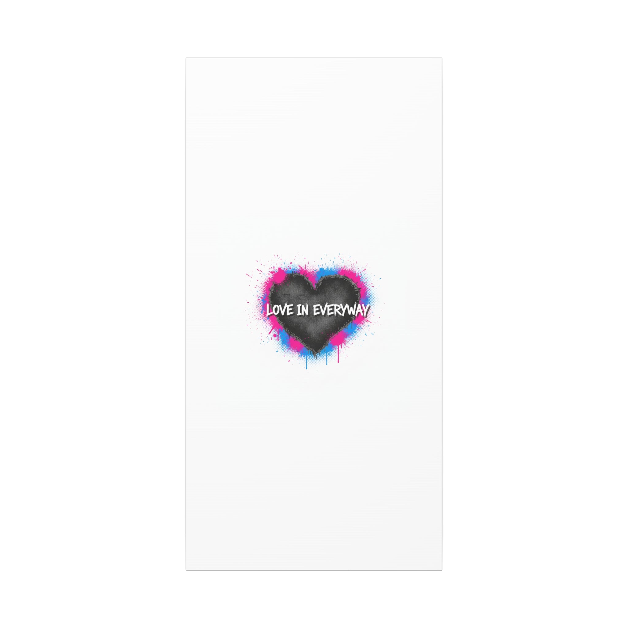 Love in Everyway Heart Canvas | Soft Grunge Hearts, Punk Heart Poster