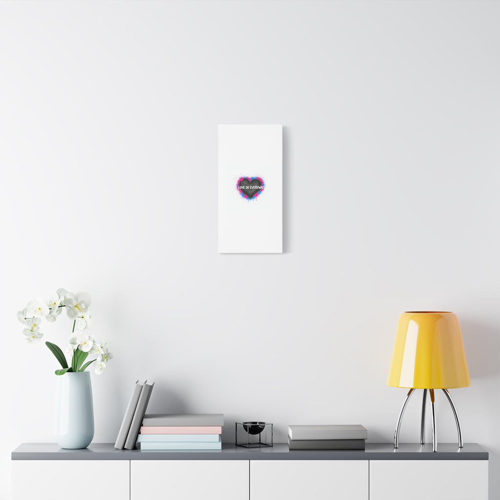 Love in Everyway Heart Canvas | Soft Grunge Hearts, Punk Heart Poster