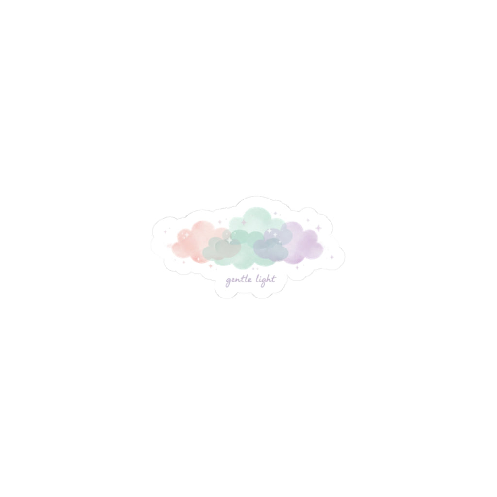 dreamy pastel cloud sticker | pastel winter design, soft spring vibe