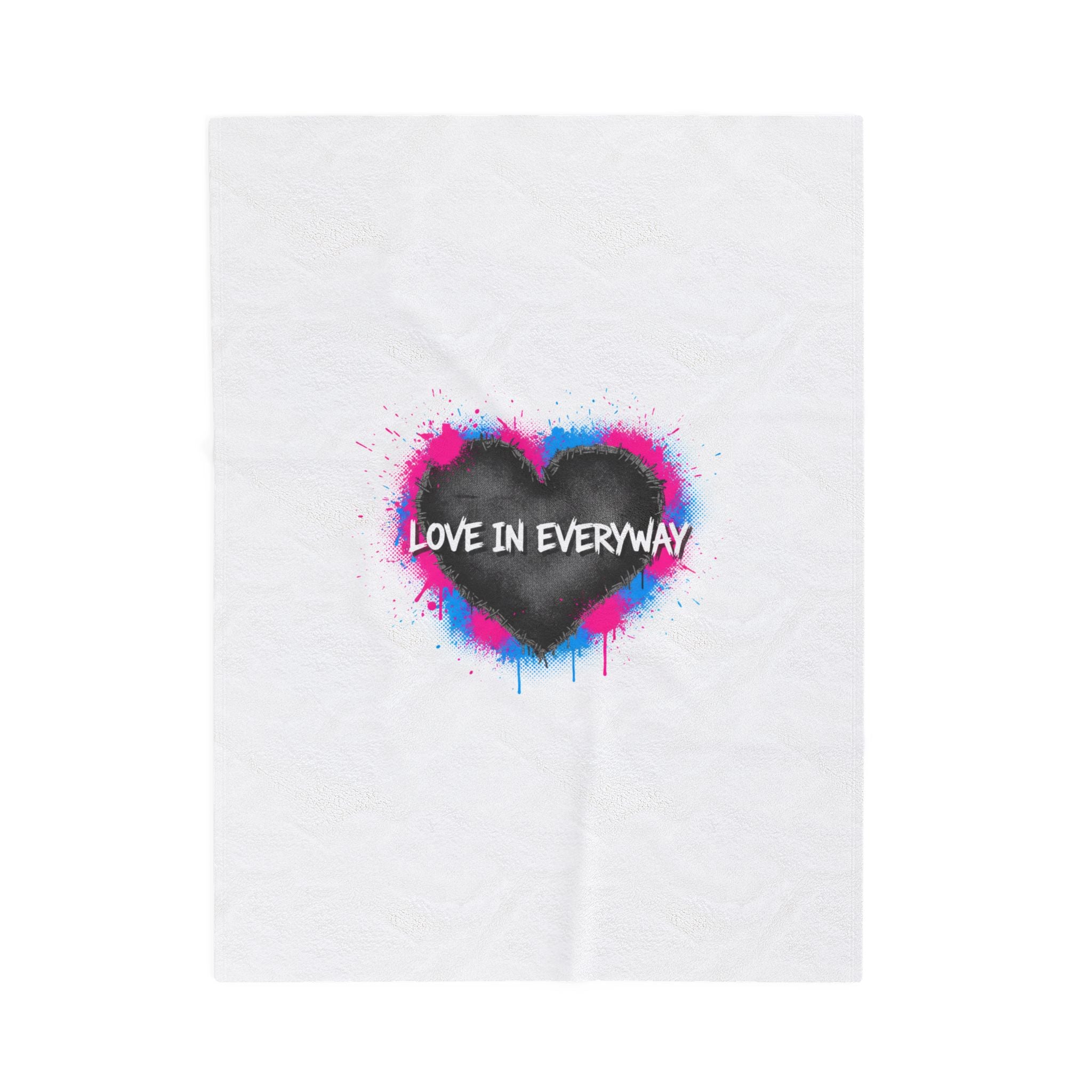 Grunge Heart Spray Paint Blanket | Soft Grunge Hearts, Distressed Love