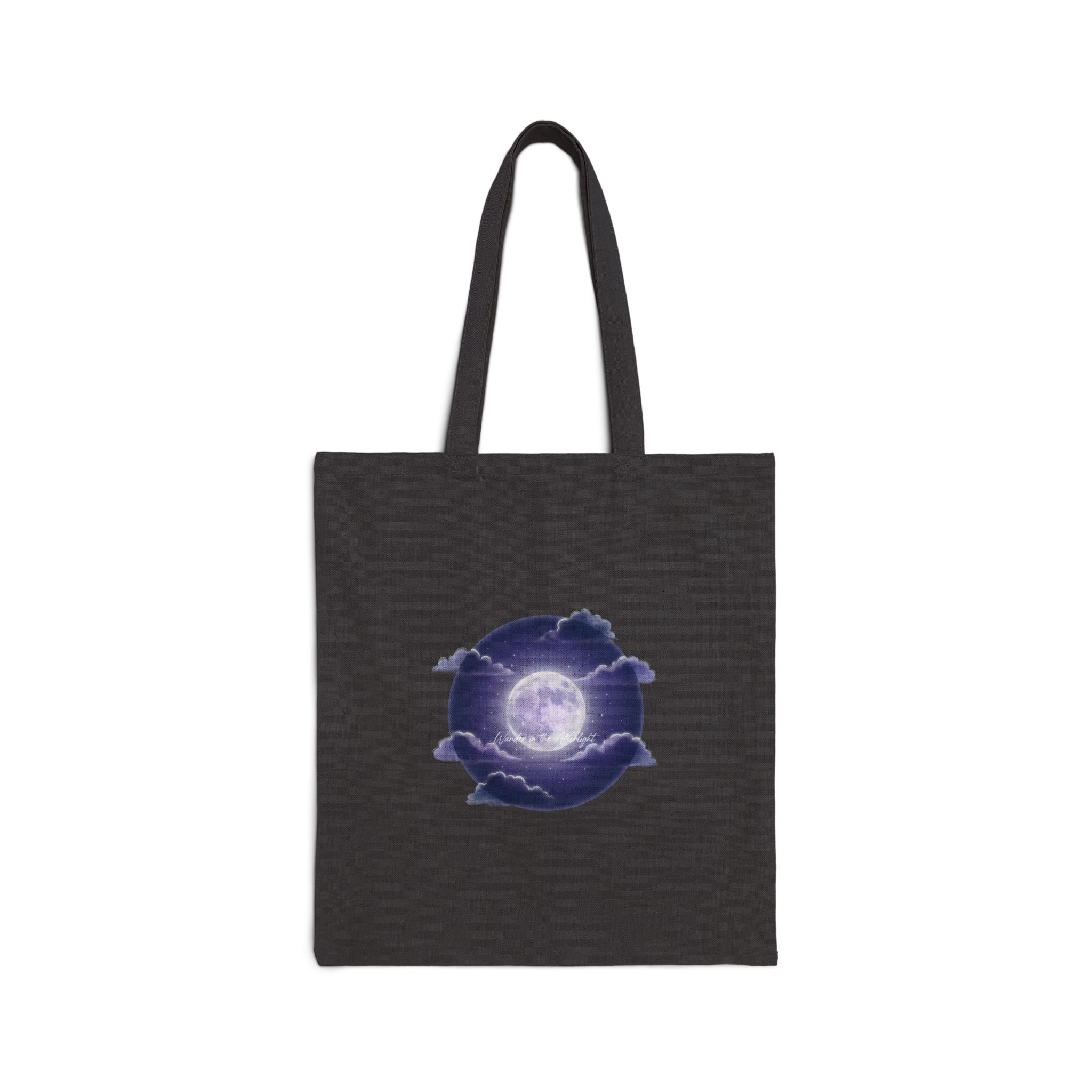 Luminous Moon Nightscape Tote | Afterlight Atmospheric, Cosmic Floral