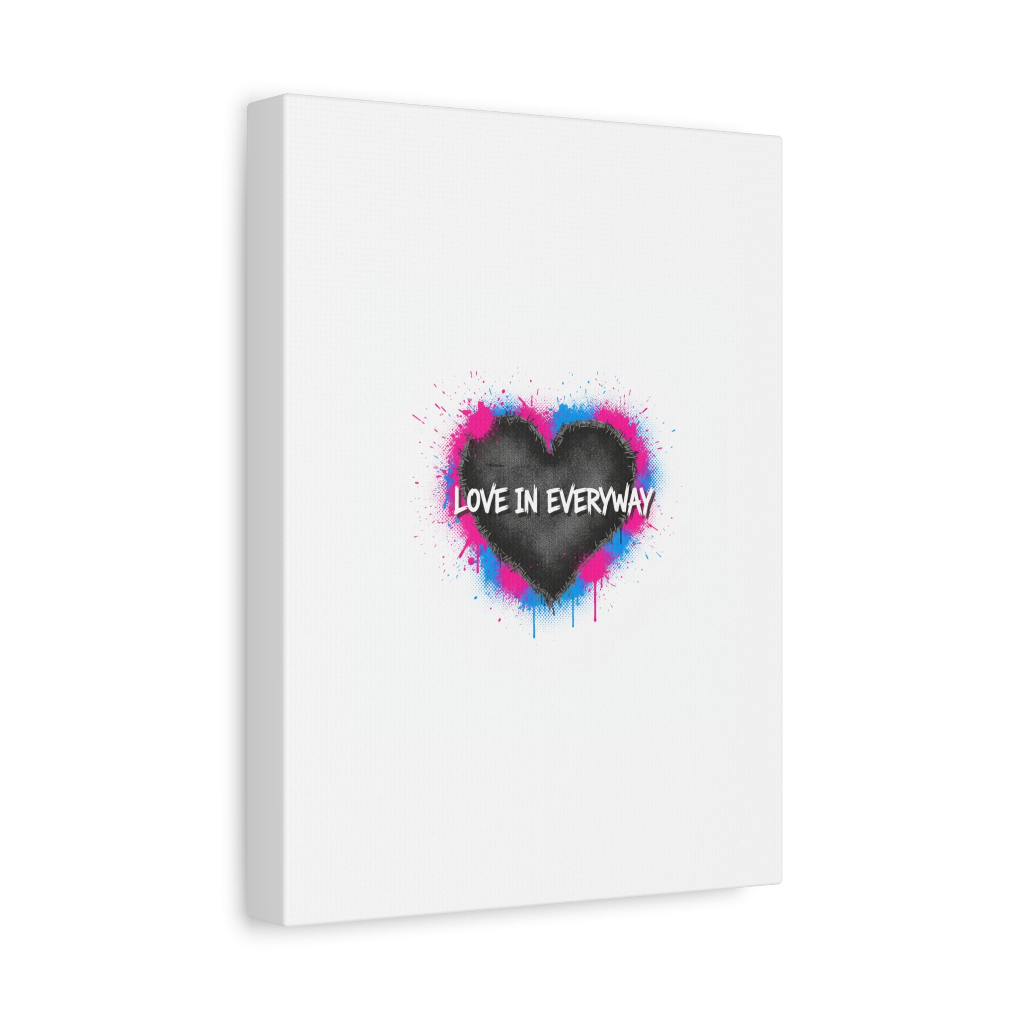 Love in Everyway Heart Canvas | Soft Grunge Hearts, Punk Heart Poster