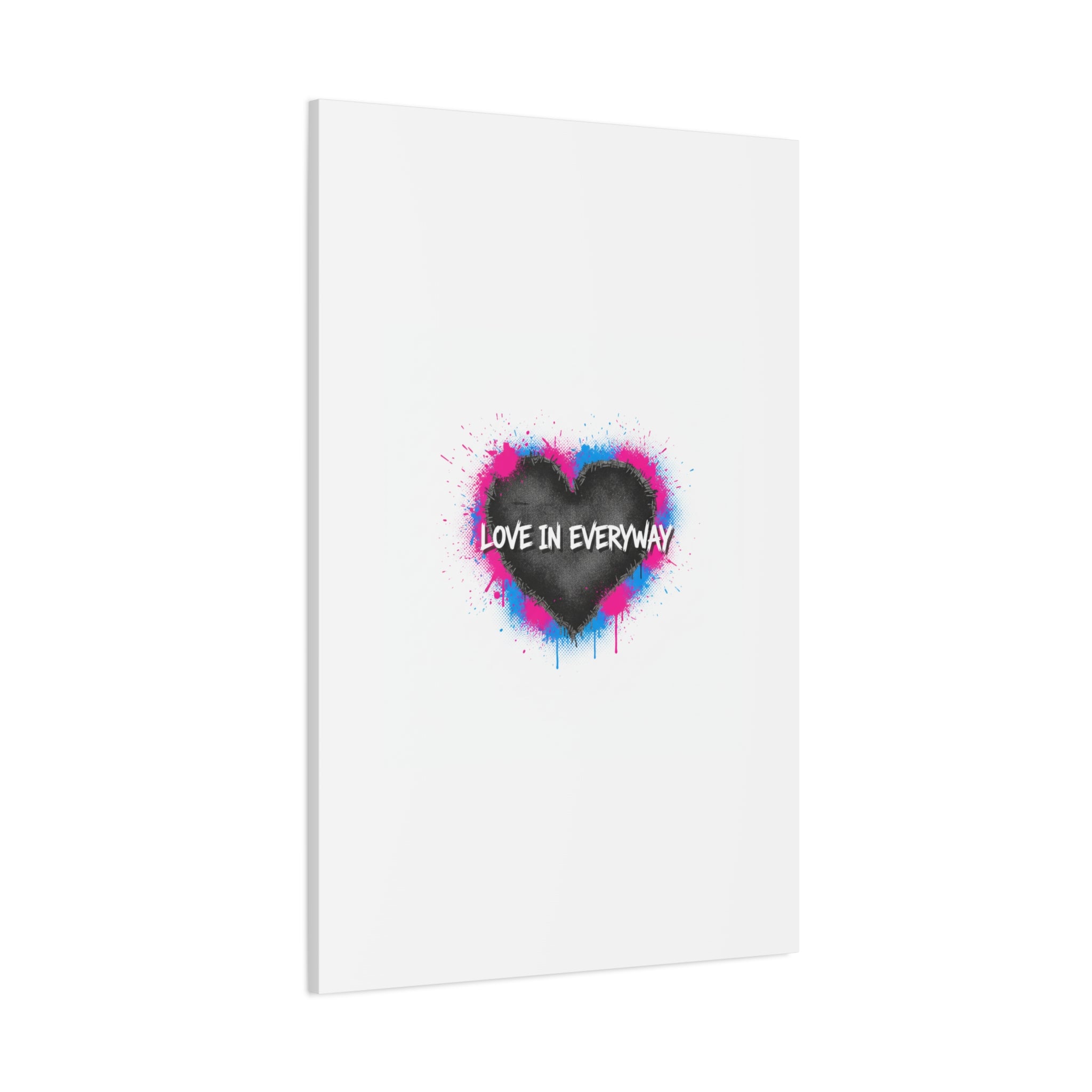 Love in Everyway Heart Canvas | Soft Grunge Hearts, Punk Heart Poster