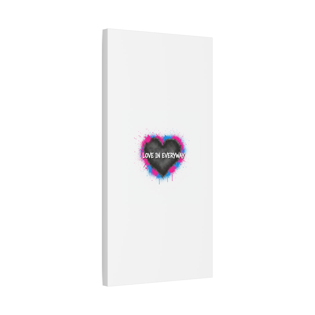 Love in Everyway Heart Canvas | Soft Grunge Hearts, Punk Heart Poster
