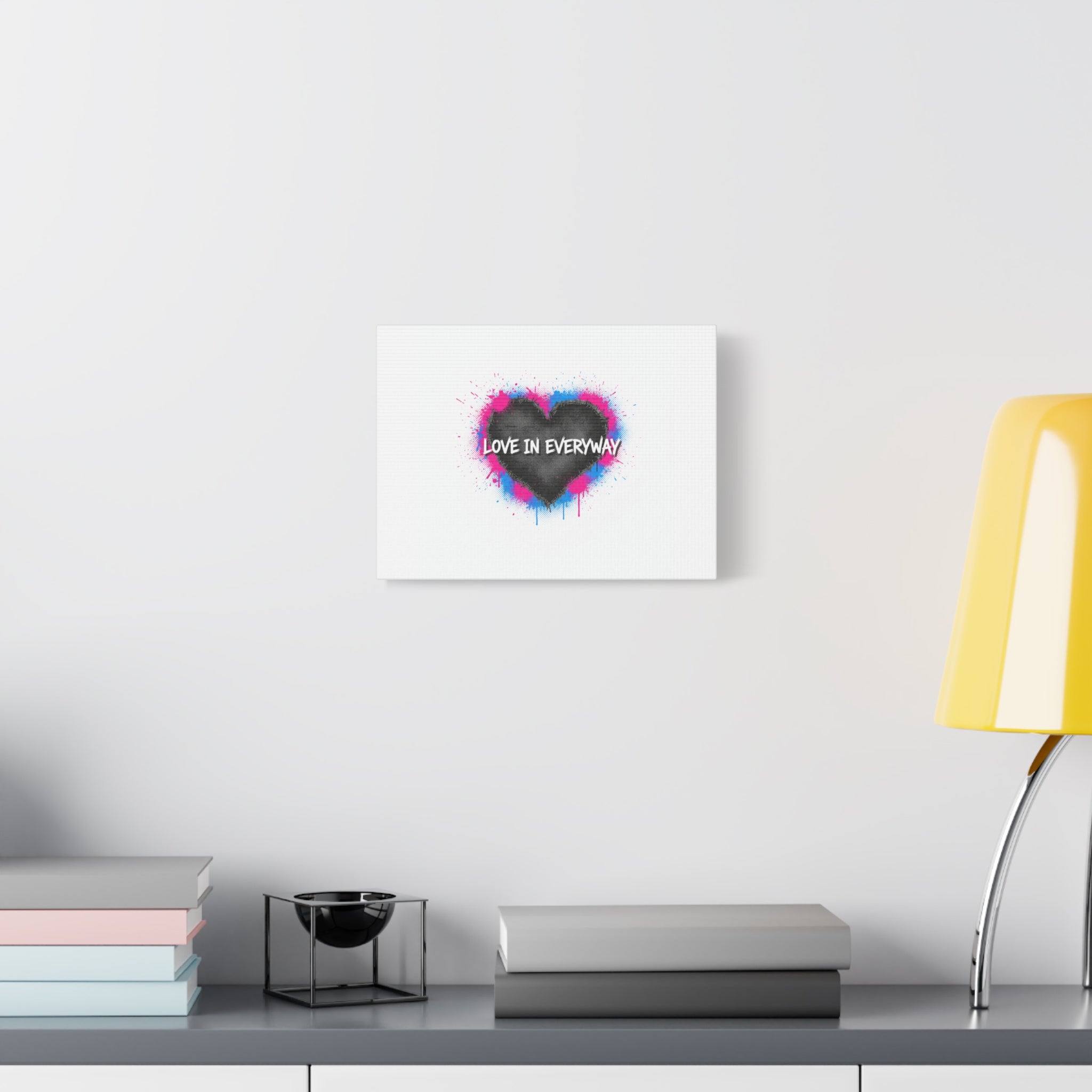 Love in Everyway Heart Canvas | Soft Grunge Hearts, Punk Heart Poster