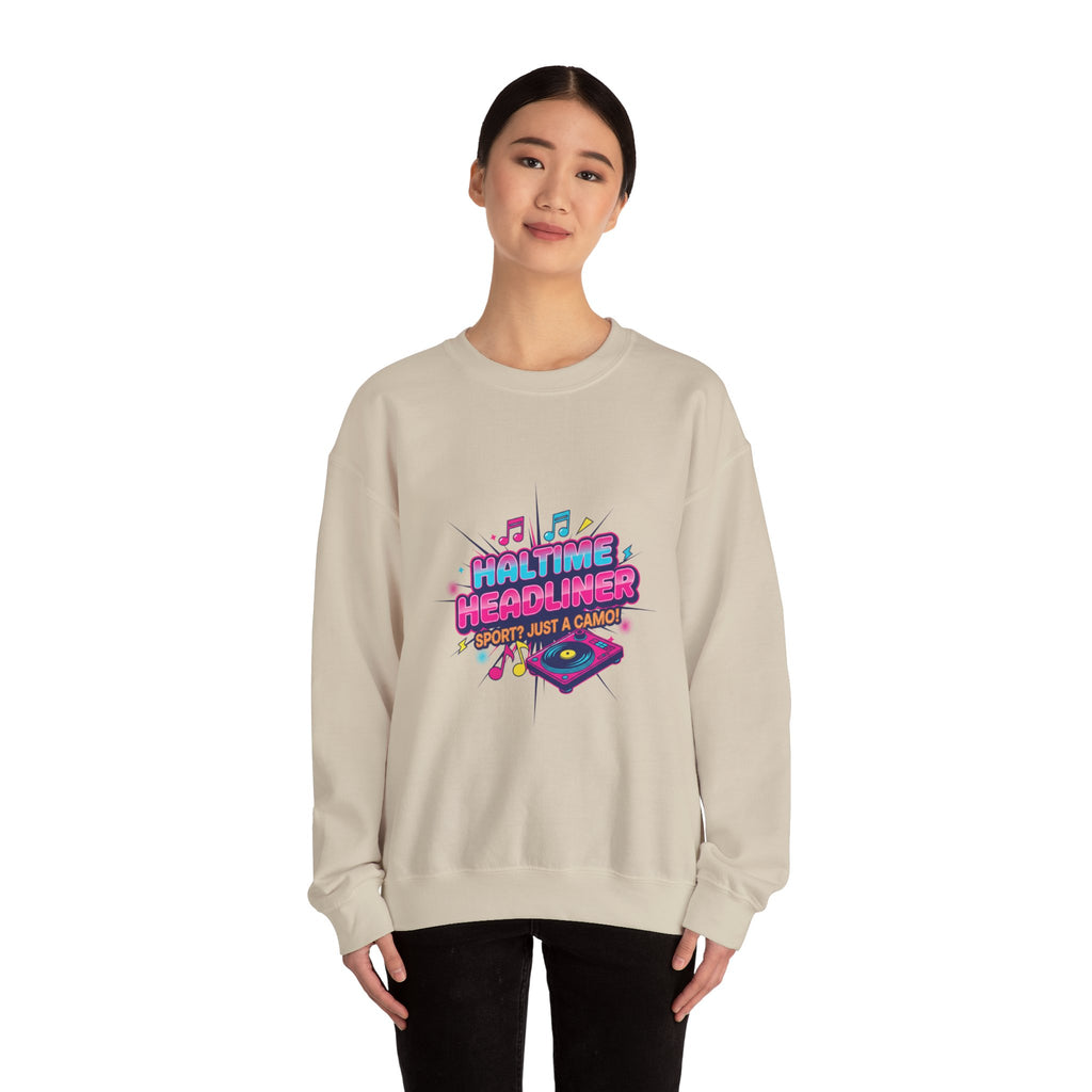 Halftime Headliner Crewneck Sweatshirt | football concert shirt, halftime meme tee