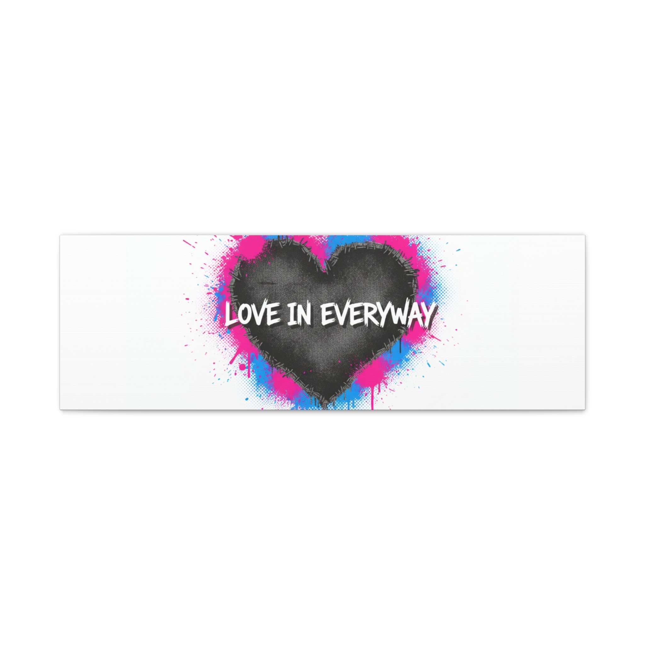 Love in Everyway Heart Canvas | Soft Grunge Hearts, Punk Heart Poster
