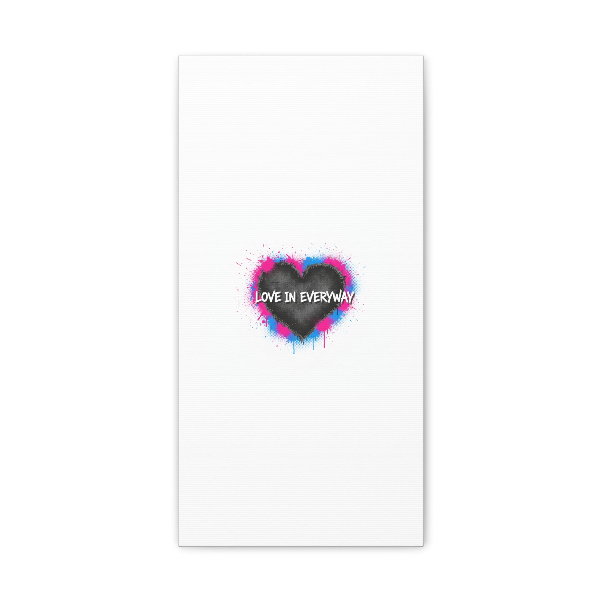 Love in Everyway Heart Canvas | Soft Grunge Hearts, Punk Heart Poster