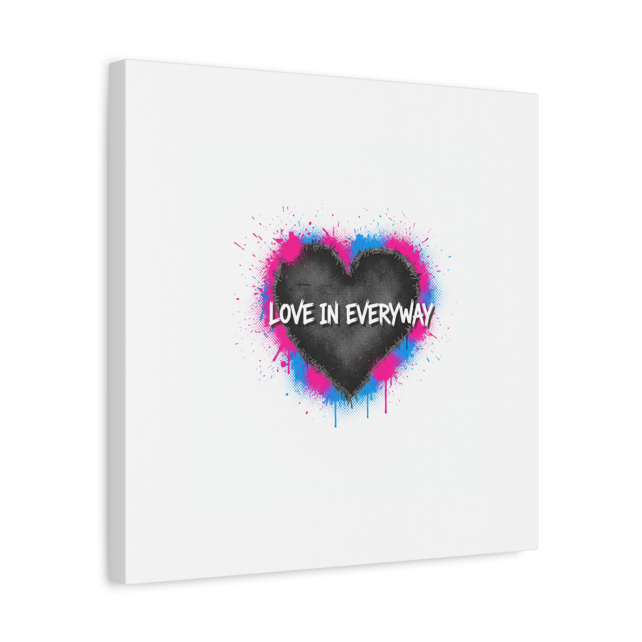 Love in Everyway Heart Canvas | Soft Grunge Hearts, Punk Heart Poster