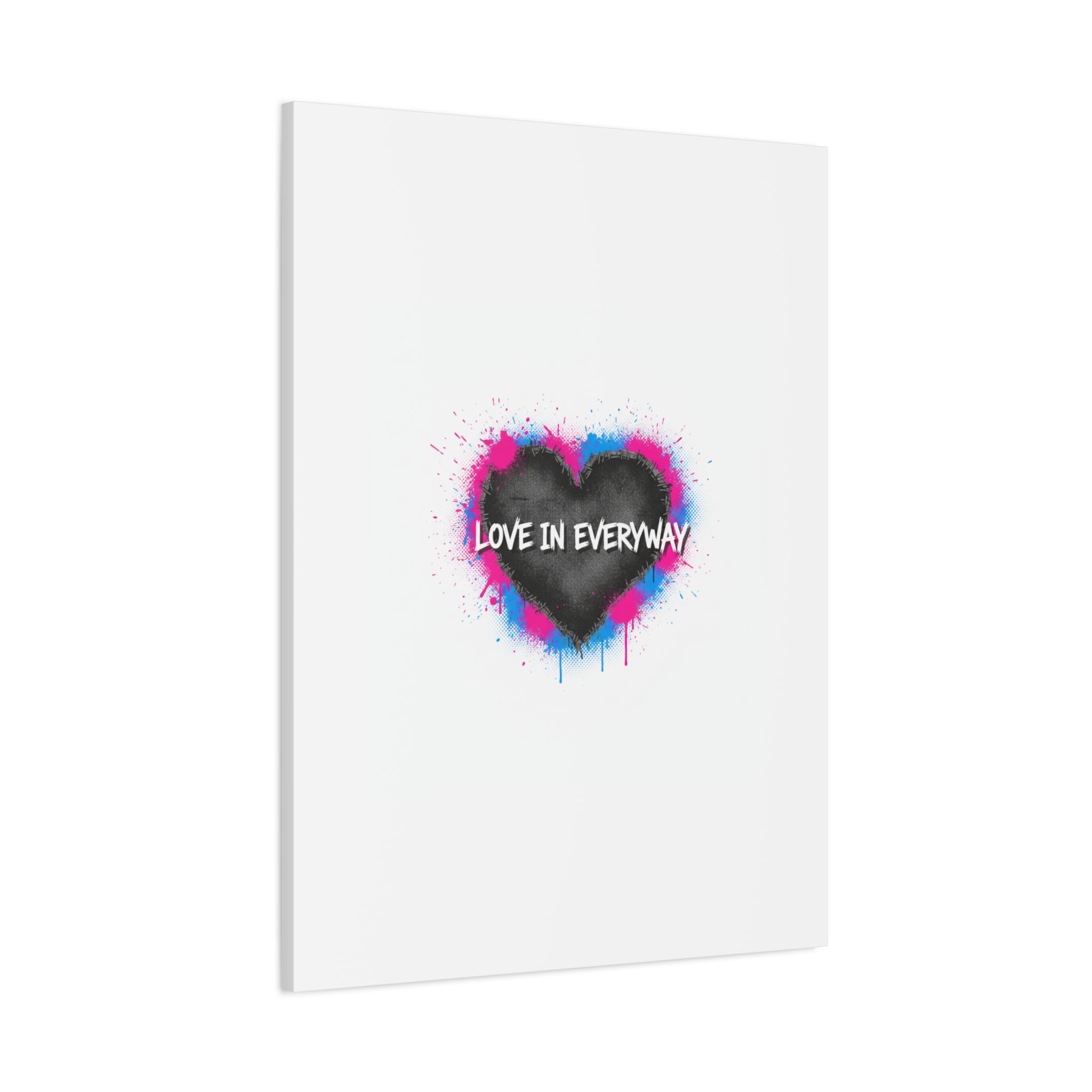 Love in Everyway Heart Canvas | Soft Grunge Hearts, Punk Heart Poster