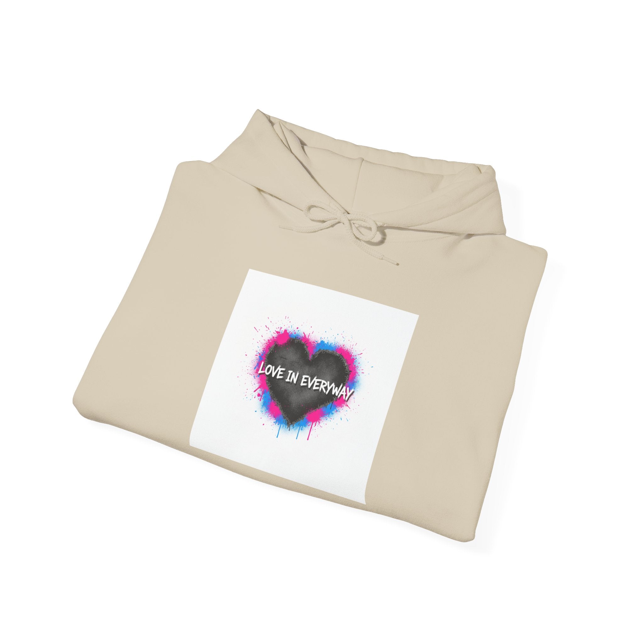 Distressed Grunge Heart Hoodie | soft grunge, punk heart design