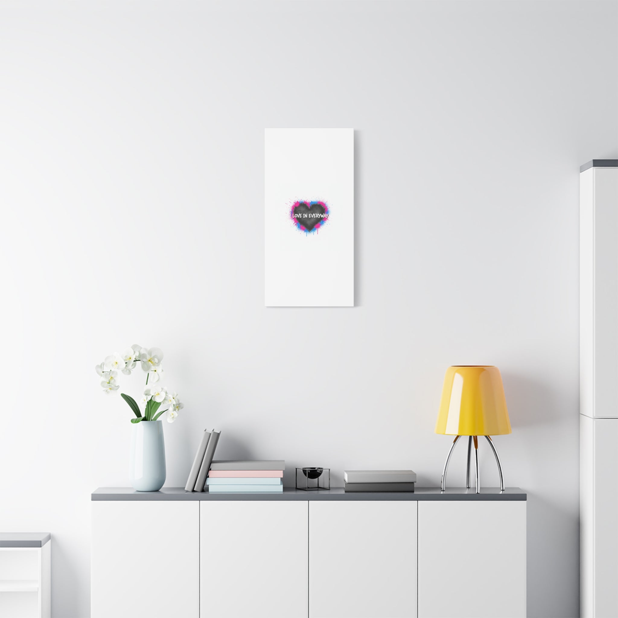 Love in Everyway Heart Canvas | Soft Grunge Hearts, Punk Heart Poster