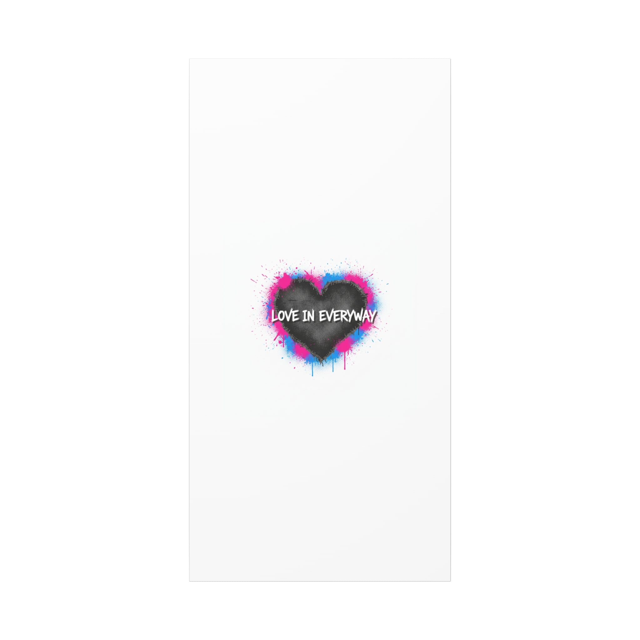 Love in Everyway Heart Canvas | Soft Grunge Hearts, Punk Heart Poster