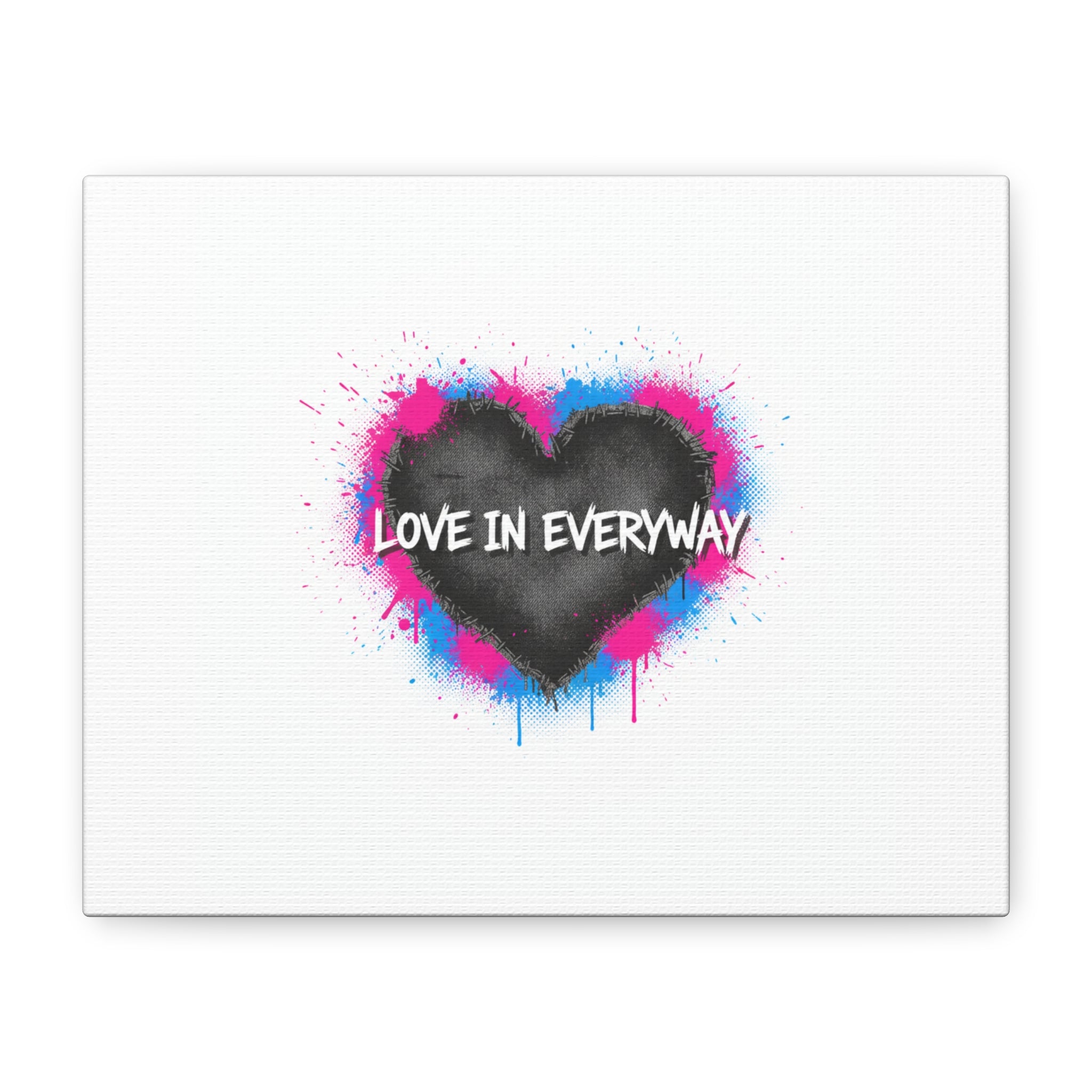 Love in Everyway Heart Canvas | Soft Grunge Hearts, Punk Heart Poster