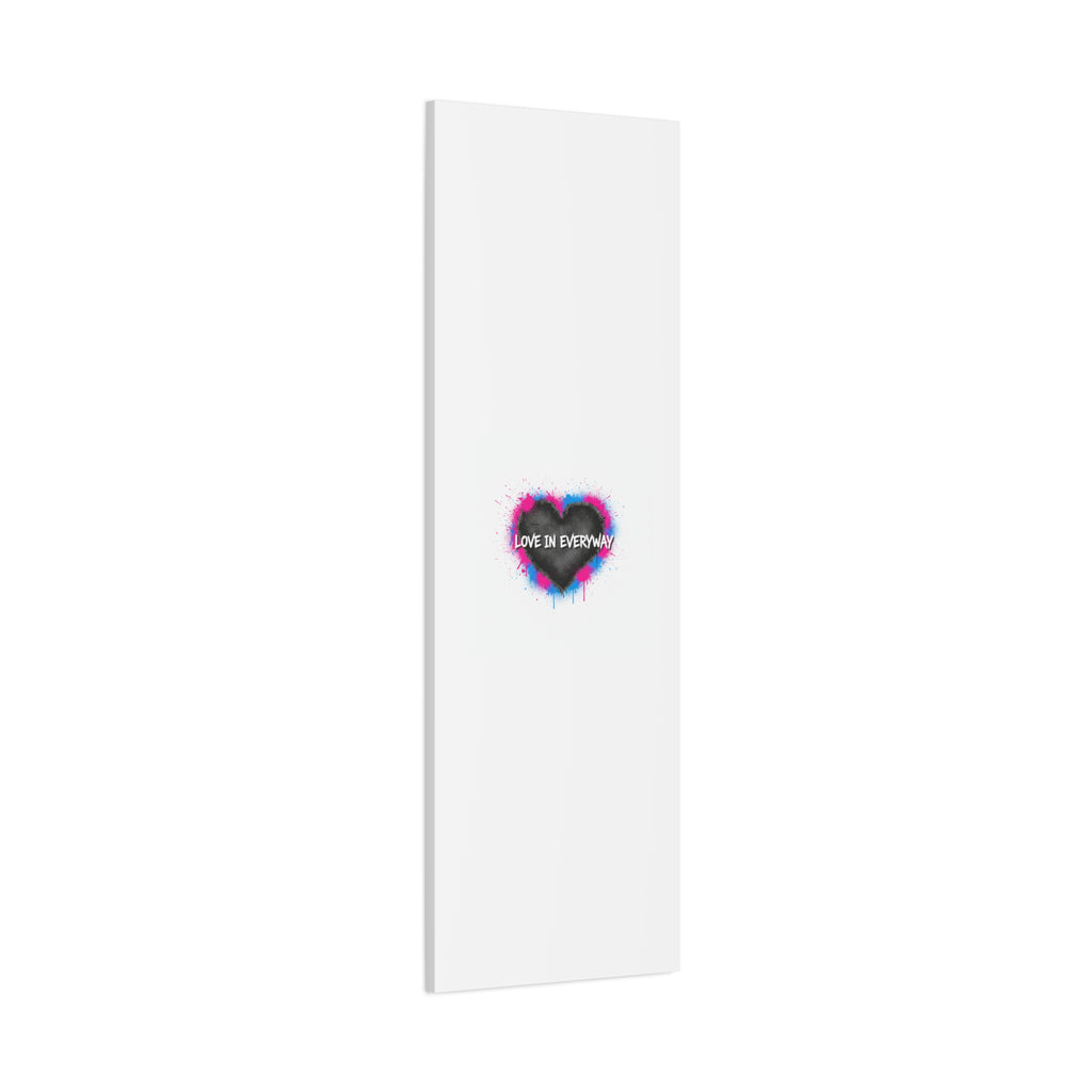 Love in Everyway Heart Canvas | Soft Grunge Hearts, Punk Heart Poster
