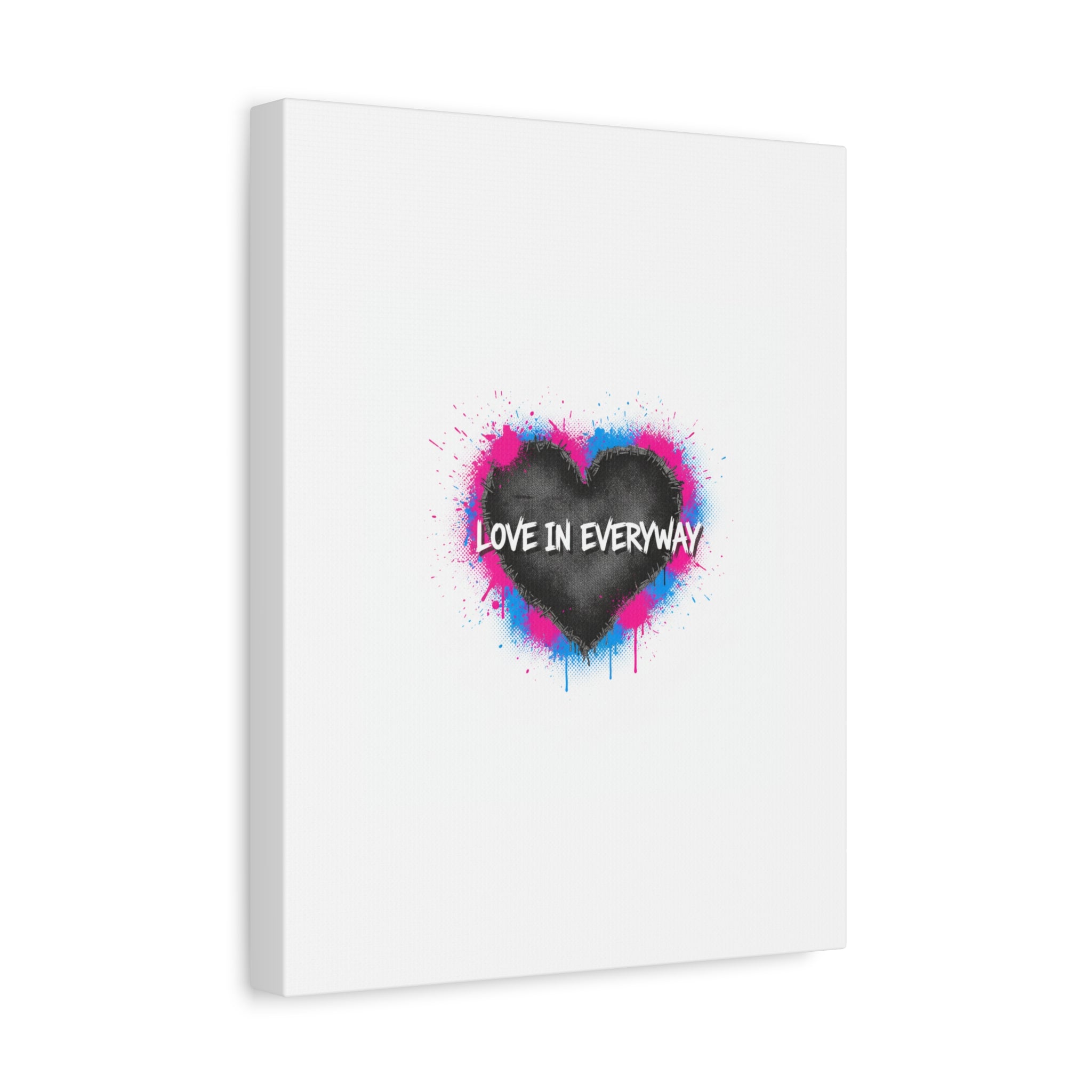 Love in Everyway Heart Canvas | Soft Grunge Hearts, Punk Heart Poster