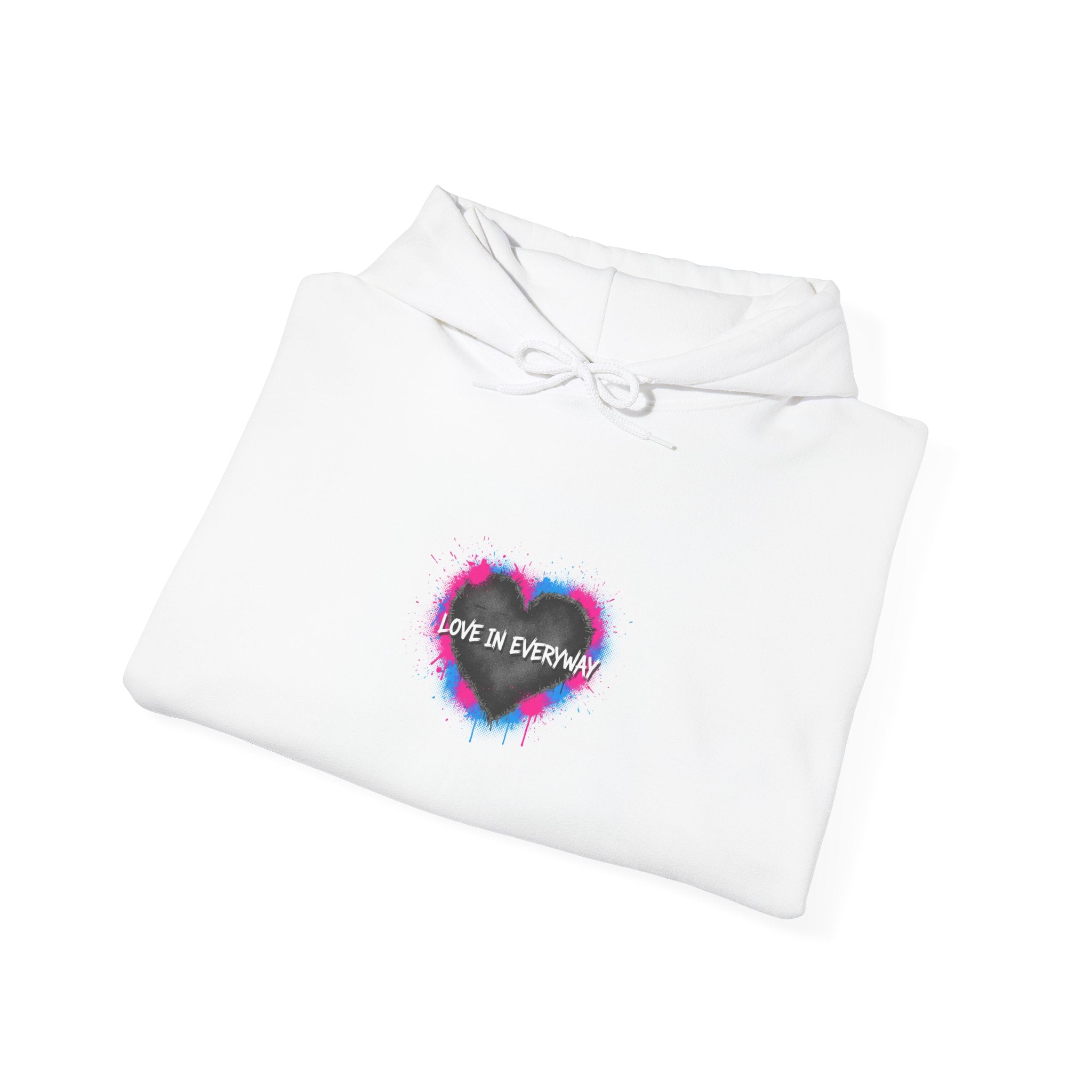 Distressed Grunge Heart Hoodie | soft grunge, punk heart design