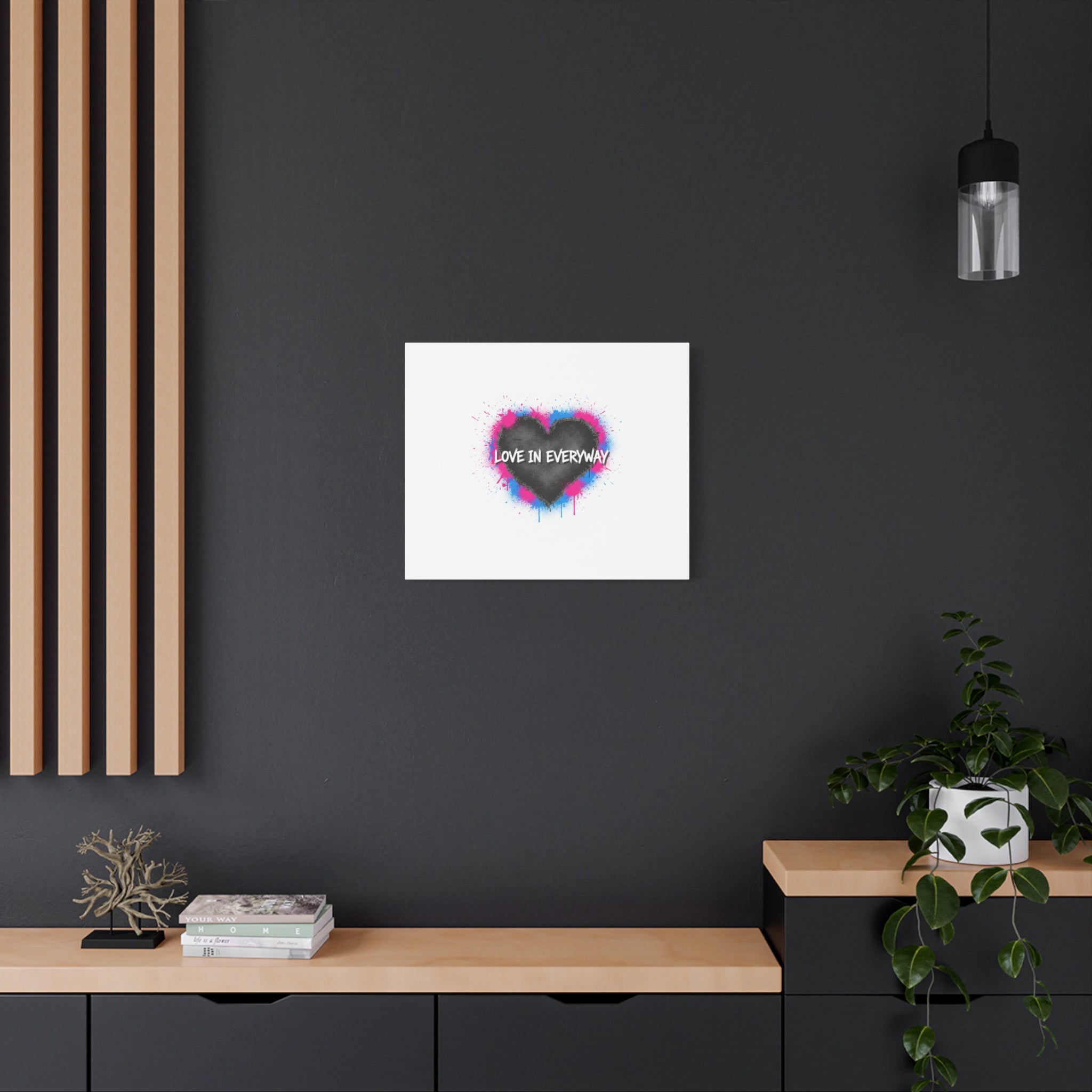 Love in Everyway Heart Canvas | Soft Grunge Hearts, Punk Heart Poster