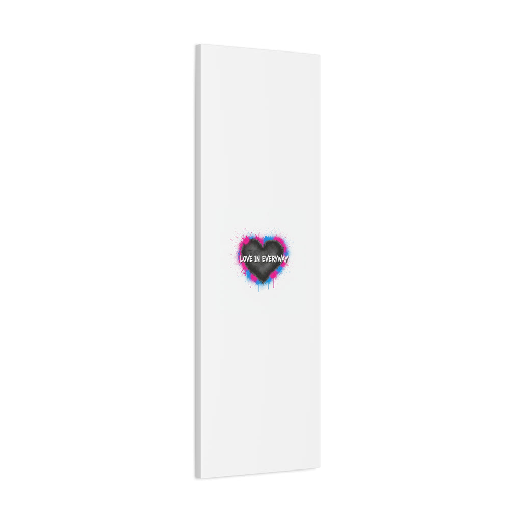 Love in Everyway Heart Canvas | Soft Grunge Hearts, Punk Heart Poster