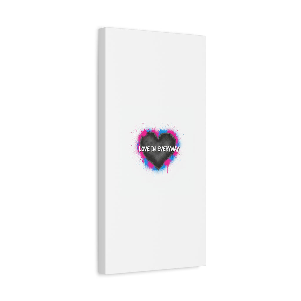 Love in Everyway Heart Canvas | Soft Grunge Hearts, Punk Heart Poster