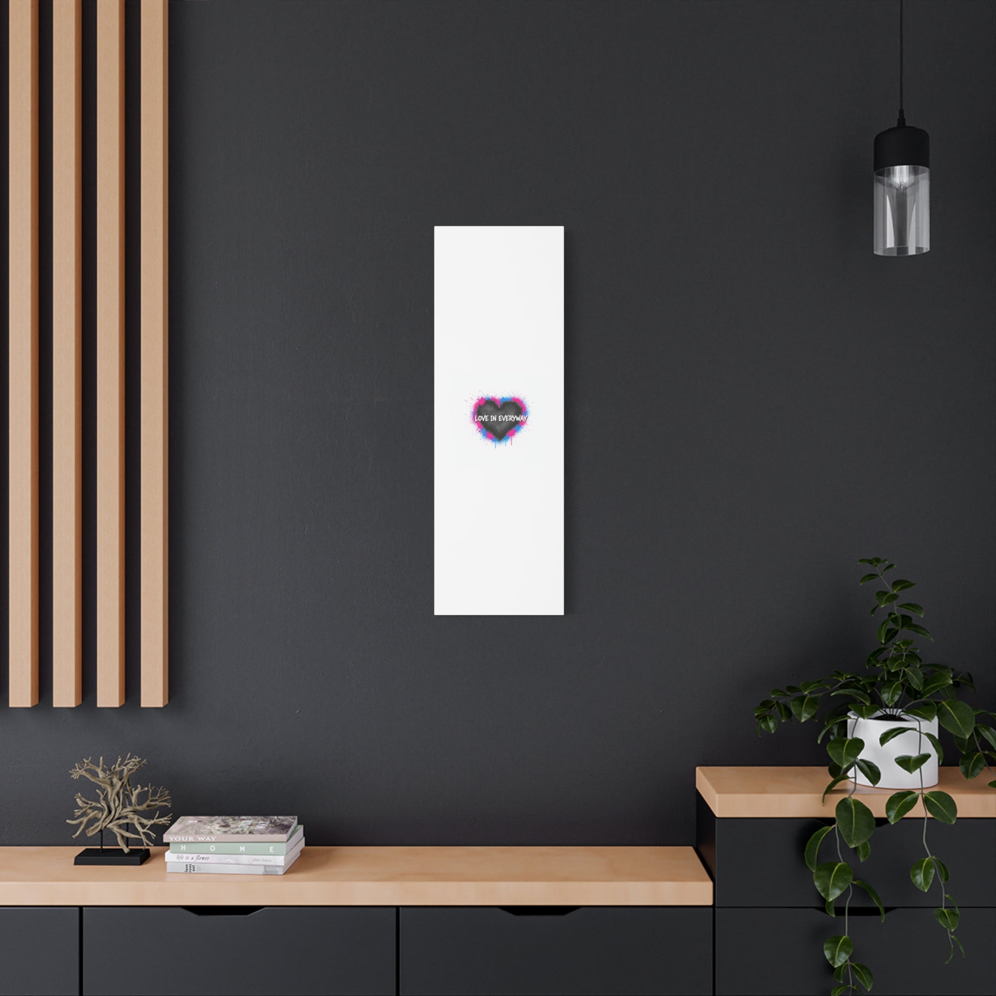 Love in Everyway Heart Canvas | Soft Grunge Hearts, Punk Heart Poster