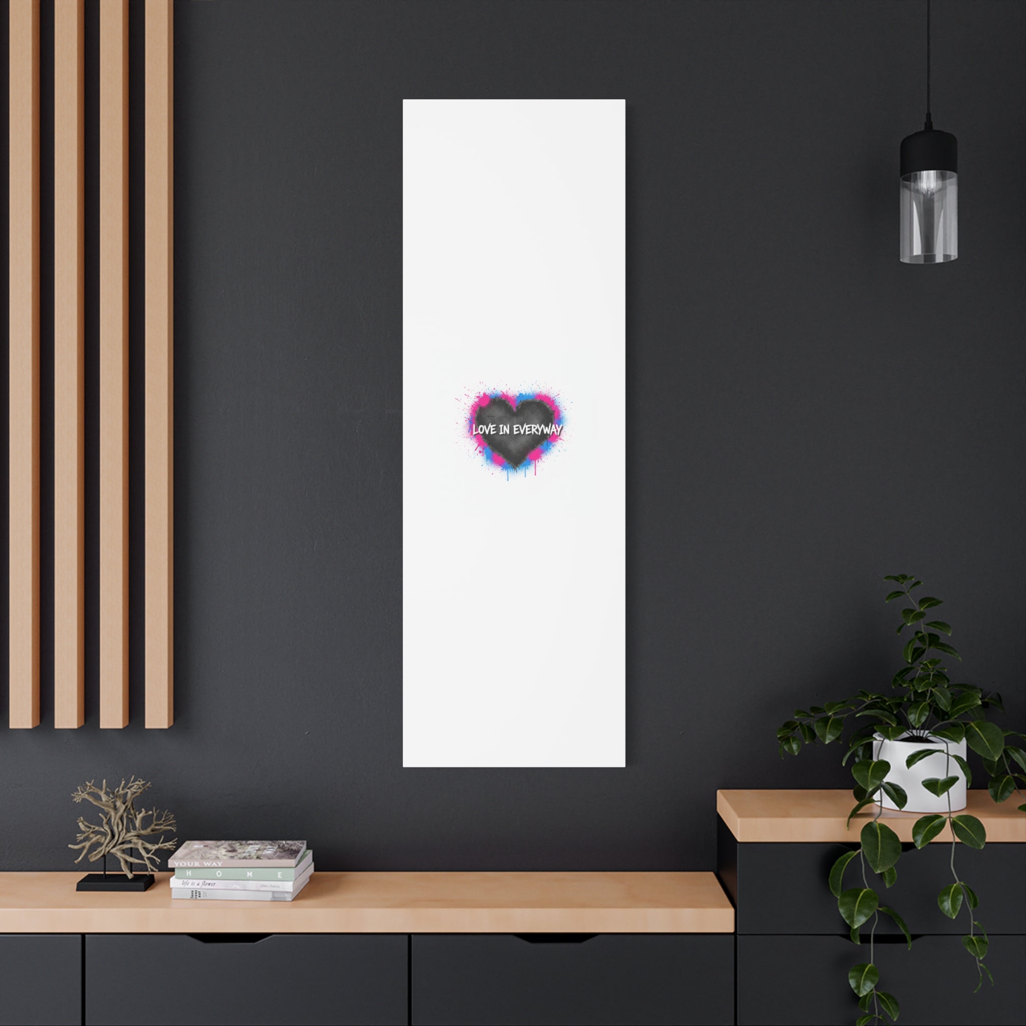 Love in Everyway Heart Canvas | Soft Grunge Hearts, Punk Heart Poster
