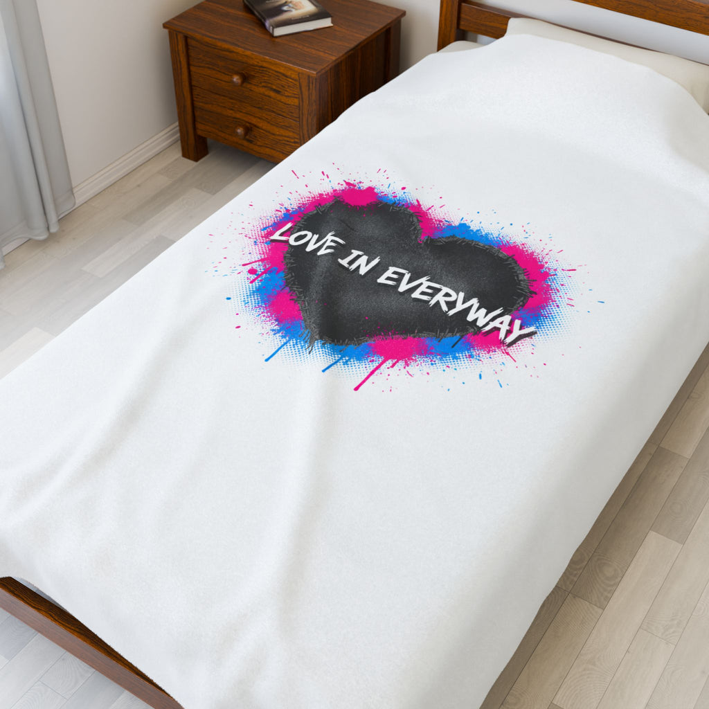 Grunge Heart Spray Paint Blanket | Soft Grunge Hearts, Distressed Love