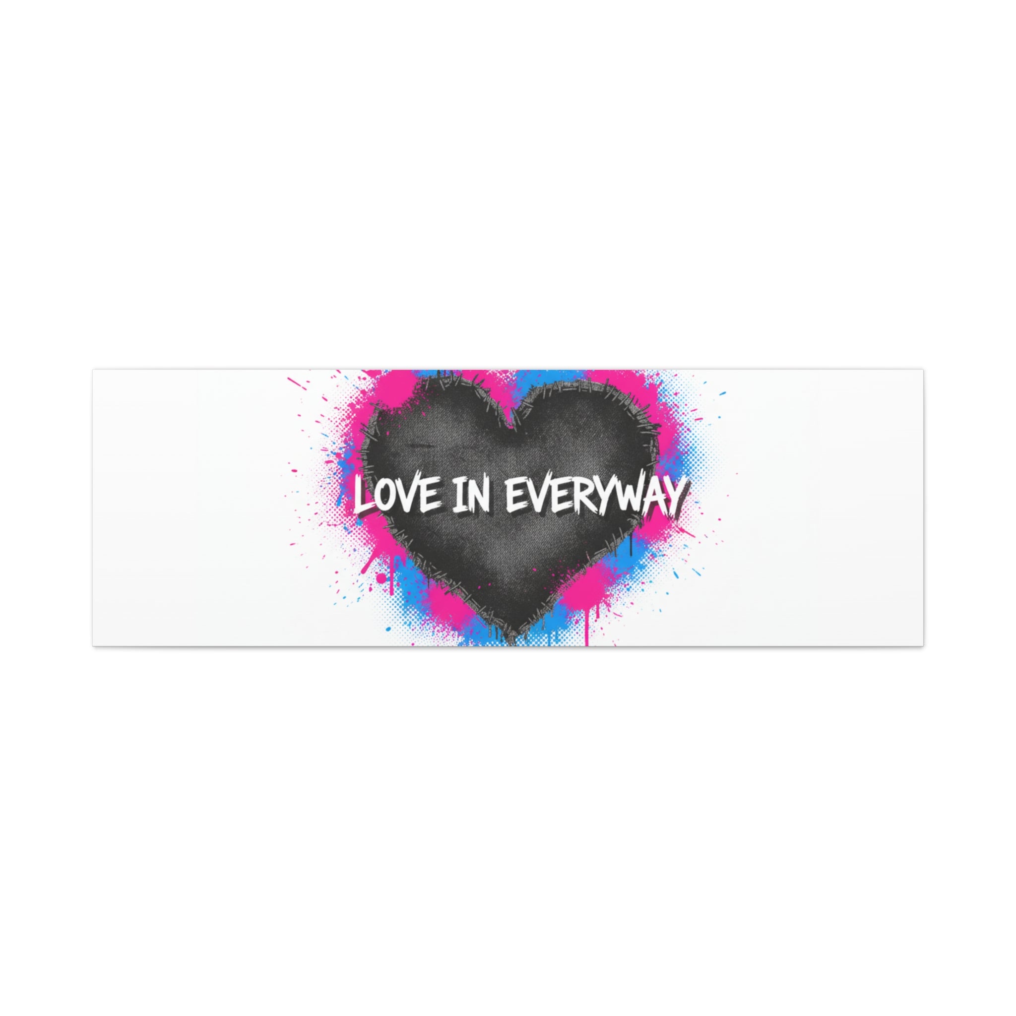 Love in Everyway Heart Canvas | Soft Grunge Hearts, Punk Heart Poster