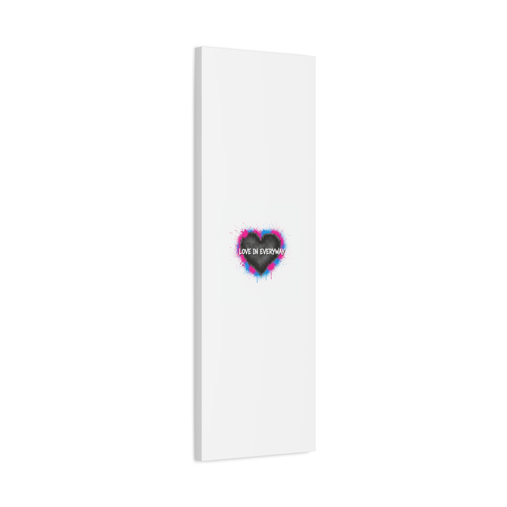 Love in Everyway Heart Canvas | Soft Grunge Hearts, Punk Heart Poster