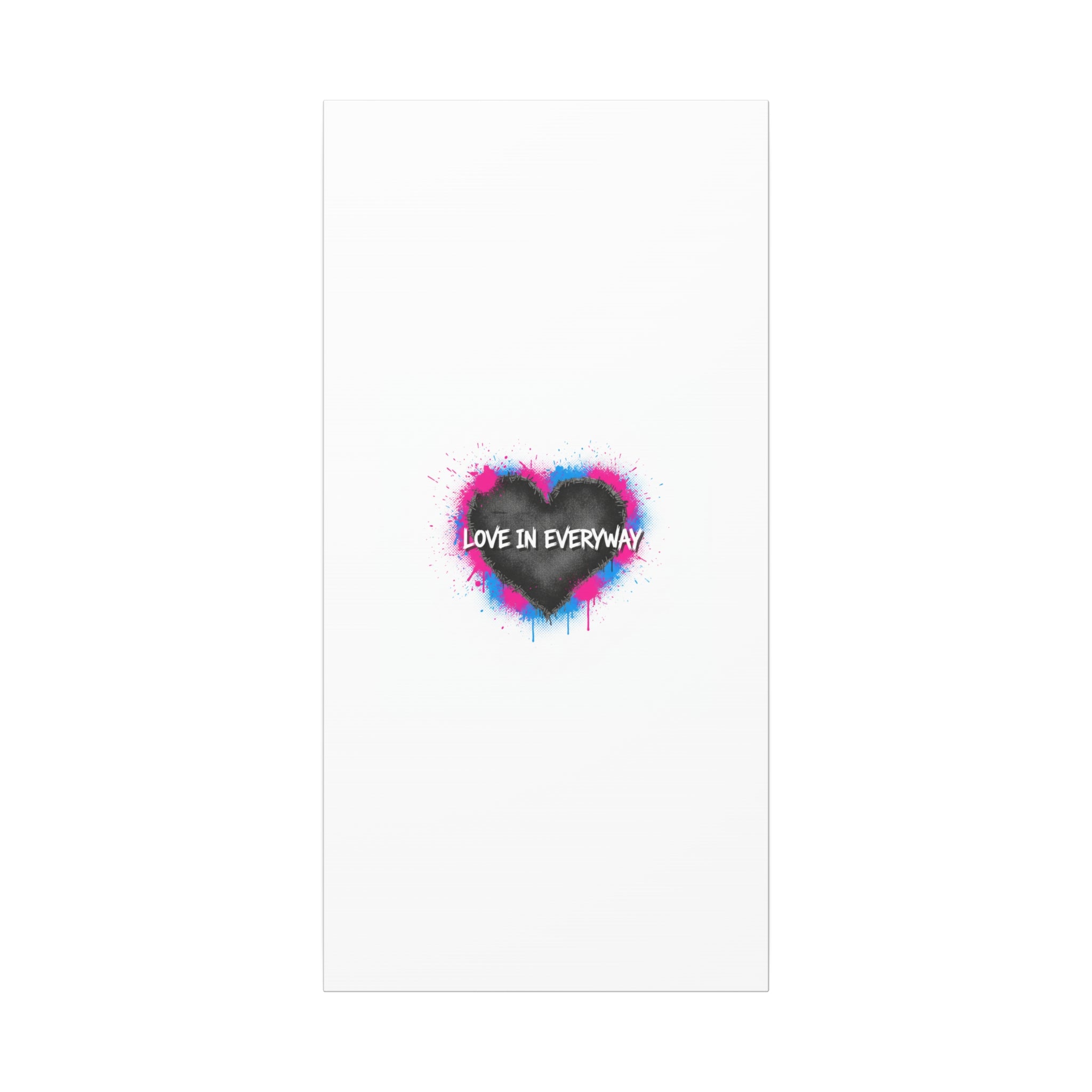 Love in Everyway Heart Canvas | Soft Grunge Hearts, Punk Heart Poster