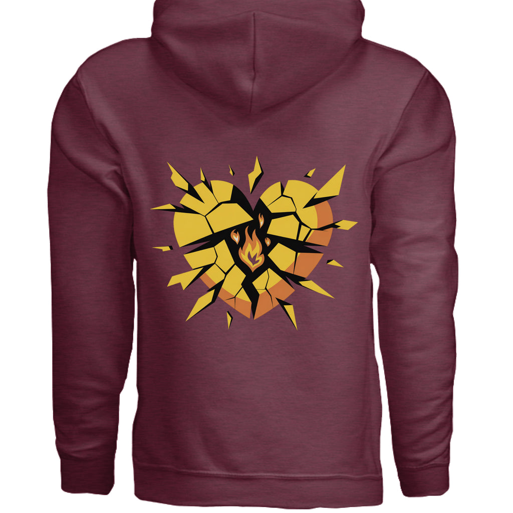Heather Sport Dark Maroon - BACK