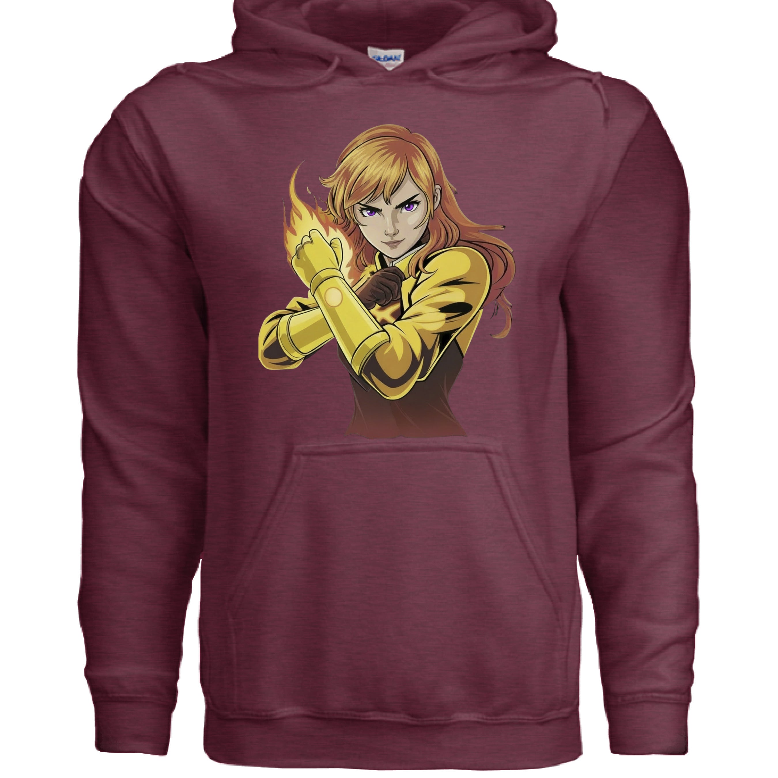 Heather Sport Dark Maroon - FRONT