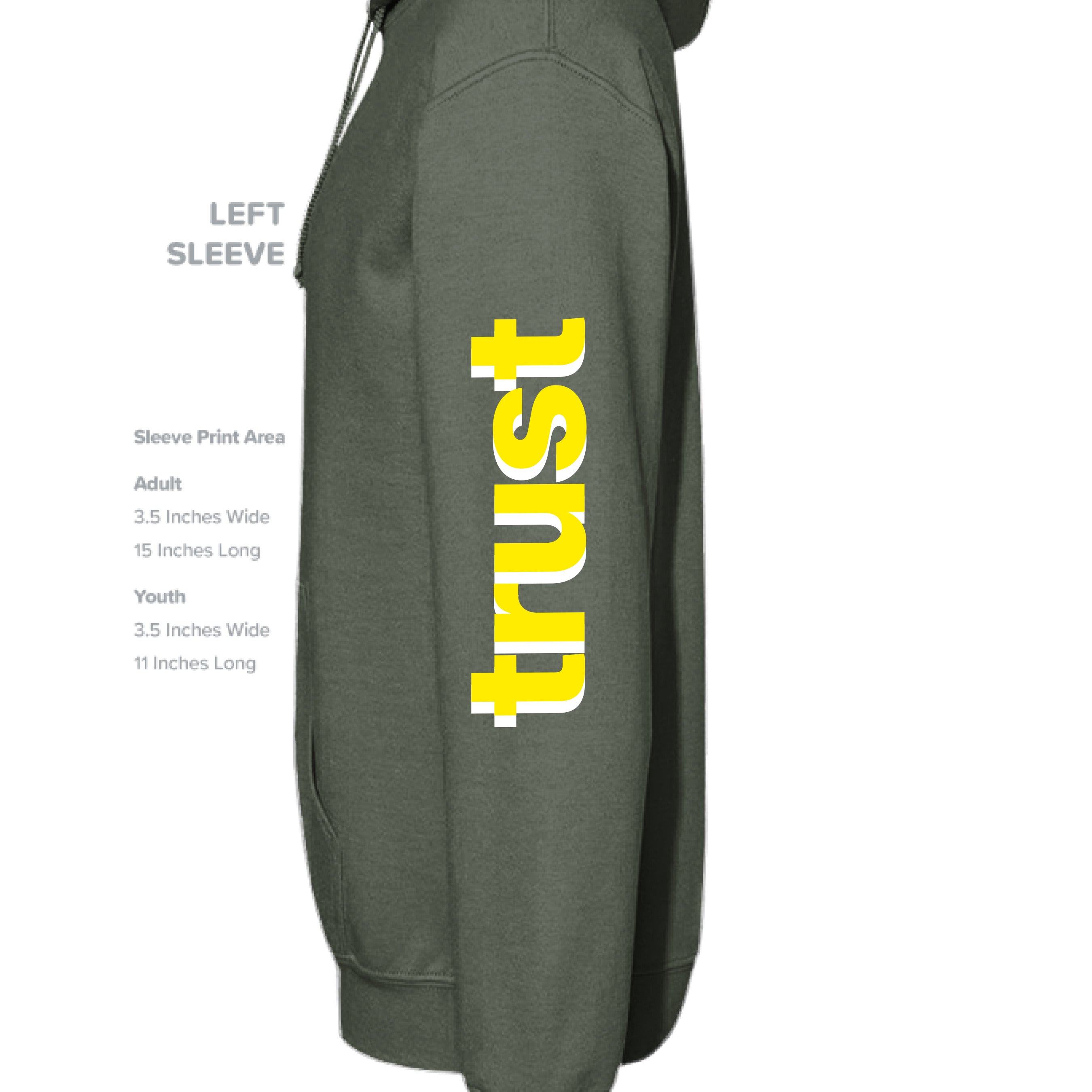 MILITARY GREEN - SLEEVE_LEFT